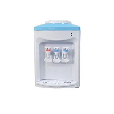 China Desktop Water Dispenser Hot And Cold Water Bottle Dispenser Three Taps for sale