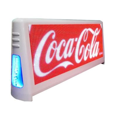 China Outdoor 3G/4G Wifi taxi led display/led screen car advertising/taxi top sign for car advertising for sale