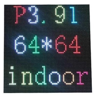 China Indoor Full Color Display Smd Led Display Module Video Wall P3.91 Led Module 500mm*500mm for sale