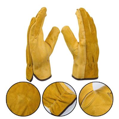 China Amazon Hot Sale Mini Size Work Gloves Flex Grip Tough Cowhide Gardening Leather Glove, TOYS0662 for sale