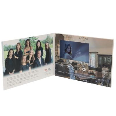 China Promotional LCD Video Greeting Card for sale