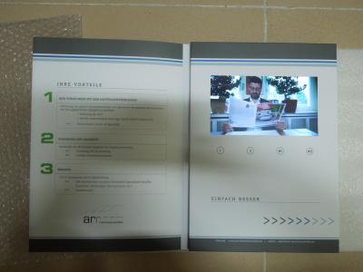 China 4G CMYK Printing LCD Invitation Video Card For Promotional Activities / Ceremony for sale