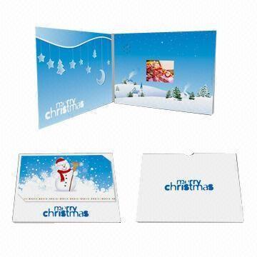 China Customized Video Wedding Invitations , Custom Video Greeting Cards for sale