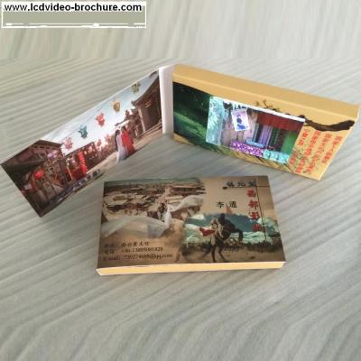 China 4.3inch New Video Brochure Cards for Presentations Digital Advertising Player , matte Cover for sale