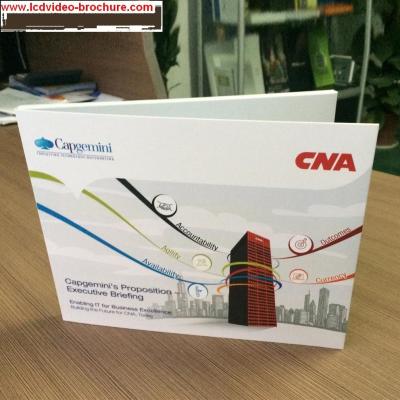 China 4.3inch New Video Brochure Cards for Presentations Digital Advertising Player , matte Cover for sale