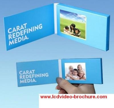 China 4.3 inch video greeting card / Trade show invitation LCD digital advertising electronic brochure for sale