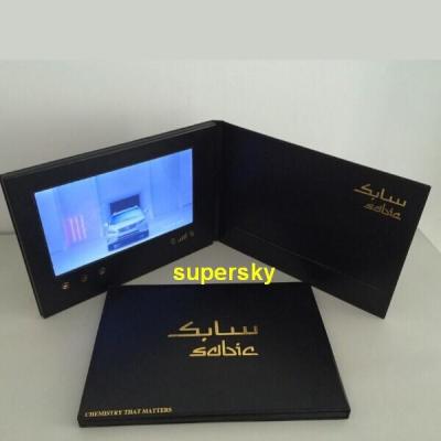 China 5 inch screen Video Postcard with switch buttons , video mailer  with Hi-Fi speakers for sale