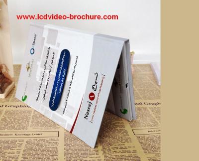 China Digital Business Card / Video Direct Mail With Hard Cover / Multi -Pages / Languages for sale