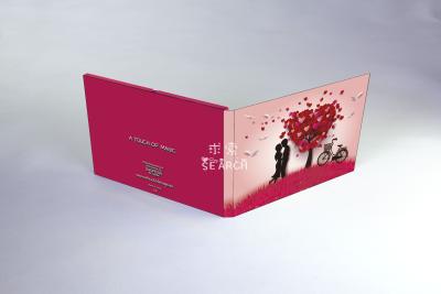 China Super HD Fantastic Mini Video Wedding Invitations For Promotion / Business / Event for sale