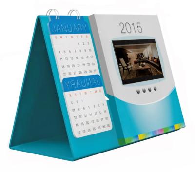 China Popular 7 Inch Lcd Video Brochure For Greeting / Calendar Card , Rechargeable Battery for sale