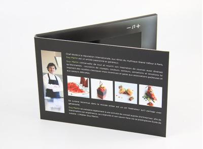 China Invitation LCD Video Brochure , Mailable 3D lcd greeting card Custom LCD Display for sale