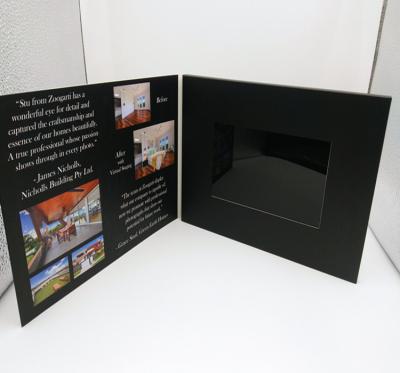 China 7 Inch Europe Style Lcd Video Card / Laser Cut Wedding Lcd Invitation Card for sale