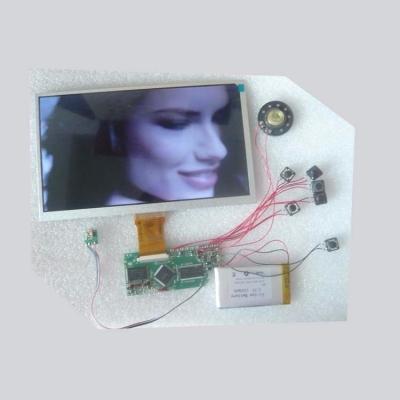 China HD 7 Zoll TFT LCD-Farbbildschirmvideomodul für Grußkarte zu verkaufen