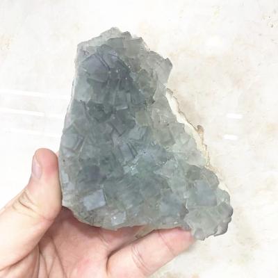 China Wholesale Natural Crystal Green Group Quartz Fluorite China Mineral Specimens Healing Crystal for sale