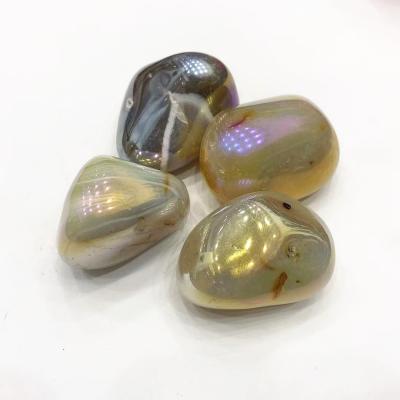 China Natural China Spirituality Agate Healing Stones Quartz Plated Agate Stone for sale