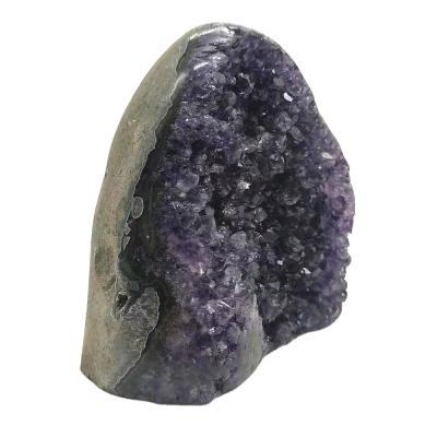 China China Wholesale Folk Crystal Amethyst Geode Crafts Groups feng shui home decoration for sale