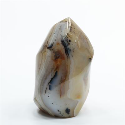 China Popular Folk Art Glittering And Translucent Dendritic Agate Recommend Agate Flames for sale