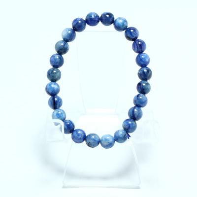 China Cutting Custom Natural 9.5/12mm Dumortierite Stretch Gemstone Bracelets Healing Stone Beaded Bracelets Spiritual Jewelry For Gift for sale