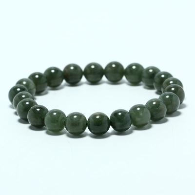 China Natural 8 /11mm Cutting Beaded Gemstone Bracelets Healing Stone Green Rutilated Crystal Beaded Bracelets For Women Jewelry Gift for sale