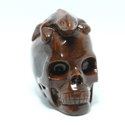 China China Wholesale Hot Sale Natural High Quality Crystal Carving Of Soldier's Skulls for sale