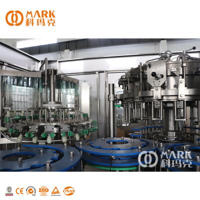 China Customizable Carbonated Soda Water Food Glass Bottle Filling Soft Drink Machinery for sale