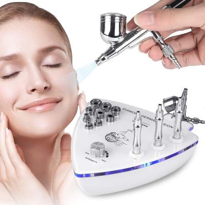 China Face Lift 2 in 1 Care Salon Facial Peeling Vacuum Spray Diamond Dermabrasion Microdermabrasion Deep Penetration Skin Machine for sale