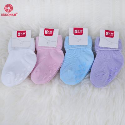 China Breathable Baby Socks Organic Tube Girl Dress Fashion Cotton Candy Color Sock for sale