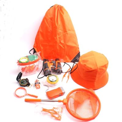 China Plastic Children's Outdoor Exploration Magnifier Telescope Set Science Education Kit for sale