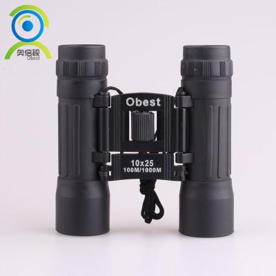 China ABS +PVC+ Optical Glass Sport Hunting Classic 8x21/10X25 Mini Compact Binocular Binoculars For Outdoor for sale