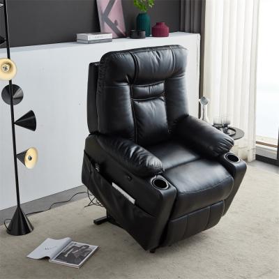 China Leather Chair Adjustable Remote Control Recliner Sofa Recliner Back Adjustable Single Recliner (Other) Living Room Furniture for sale