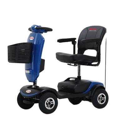 China Unisex Electromagnetic Electric Four Wheel Mobility Scooter Brake Elder Mobility Scooter for sale