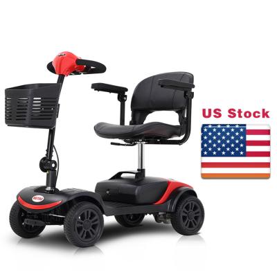 China Unisex USA Free Expedition 4 Wheel Scooter Electric Scooter 4 Wheel Adult Mobility Handicapped 4 Wheel Electric Golf Cart Scooter for sale