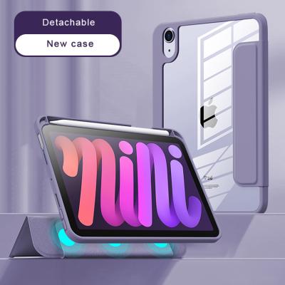 China Stand Auto-sleep Magnetic Function Acrylic Transparent Case For iPad Mini 6 8.3 Inch 2021 New Released Case for sale