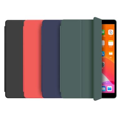 China Auto-Sleep Magnetic Function TPU Fashionable Soft Silicone Stand Shell For iPad Air 2 for sale