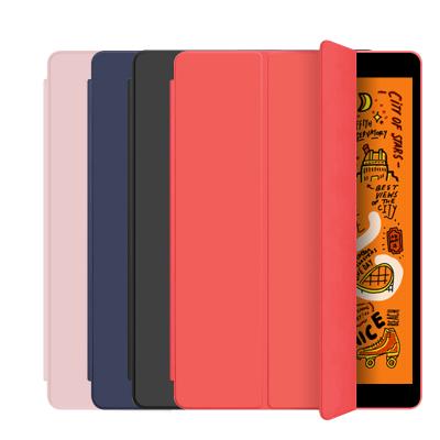 China Auto-Sleep Function Magnetic Powerful Factory Direct Selling TPU Soft Slim Soft Smart Tablet Cover For iPad Air 2 for sale