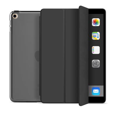 China Magnetic Auto-Sleep Function Smart Flip Soft Edge Hard Back Triple Stand Case Cover For Apple iPad Mini 5 for sale