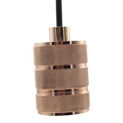 China E27 Screw Aluminum Ceiling Lamp Decorative Bronze Brass Copper Holder for sale