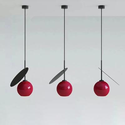 China Ball 3 Cherry Shape Led Pendant Light Acrylic Contemporary Wholesale Modern Cafe Decoration for sale