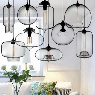 China Modern Modern Glass Stained Glass Pendant Lights Colorful Hanging Ceiling Lamp for Kitchen Restaurant Living Room for sale