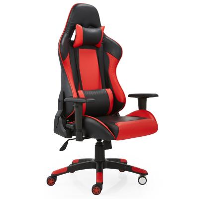 China (Size) 2020 140 Degree Gaming Chair Lift Ergonomic Leather Desk Computer Furniture PU Red And Black Adjustable Popular for sale