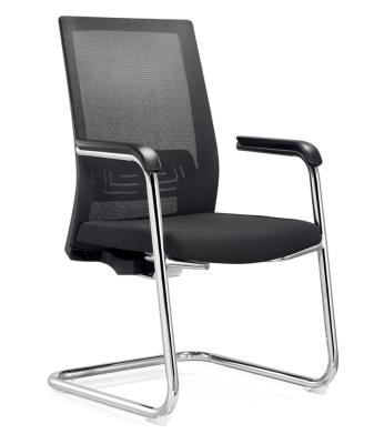 China (Size) Factory Price Adjustable High Quality Mesh Chair Visitor Chair With Chrome Legs for sale