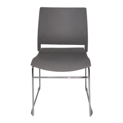 China Cooling Modern Training Chair Visitor Office Conference Stackable Meeting Back Plastic Chairs for sale