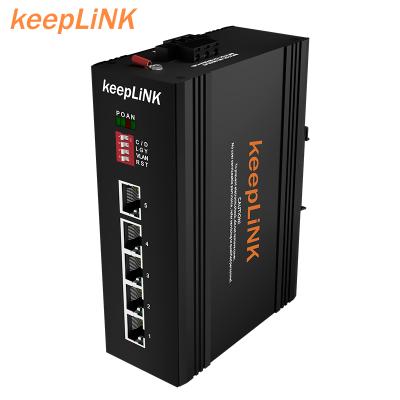 China Industrial POE Grade Network 5 Ports Unmanaged Ethernet Switch 100Mbps for sale