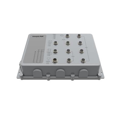 China Industrial Gigabit 8 port POE and metro grade unmanaged port rail switch IP67 for sale