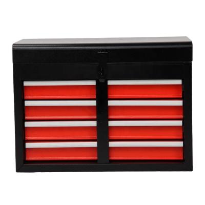 China Iron 4 Drawers with 3 Handles Portable Tool Storage Case Box for Tool Storage Tool Kits for sale