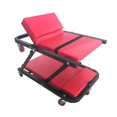 China International Heavy Duty Creeper Seat, 250 lbs. Deluxe 7 Wheel Tool Car. Ability for sale