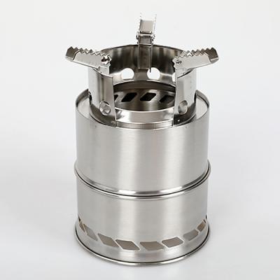 China Outdoor Camping Cooking Mini Portable Outdoor Solo Backpack Hiking Anti-smoke Windproof Stove for sale