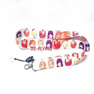 China 2023 Vogue sublimation printing kawaii anime lanyard for pen for sale