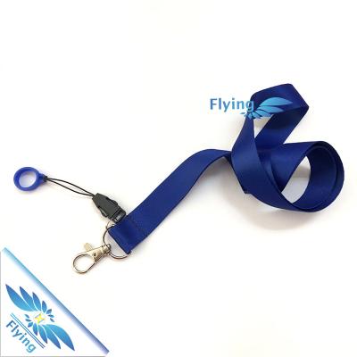 China Diversified Customized E-smoke Cigarette Neck Wrist Strap , Pen Holder Polyester Lanyards With Rubber Ring for sale