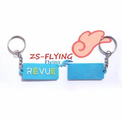 China Customized 2023 Eco-friendly Very Soft PVC Key Chains / Silicone Plastic Key Chain For Bags for sale